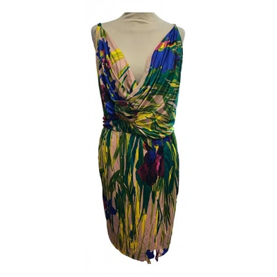 Pre-owned Blumarine Mid-length Dress In Green