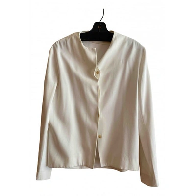 Pre-owned Celine Short Waistcoat In Beige