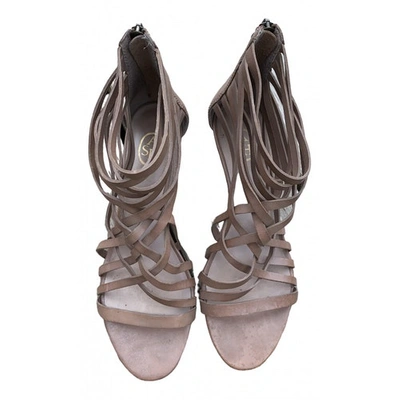 Pre-owned Ash Brown Leather Sandals