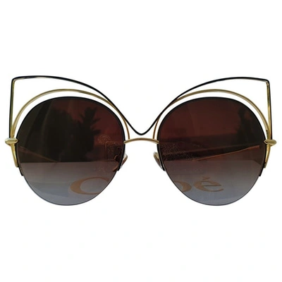 Pre-owned Frency & Mercury Gold Metal Sunglasses