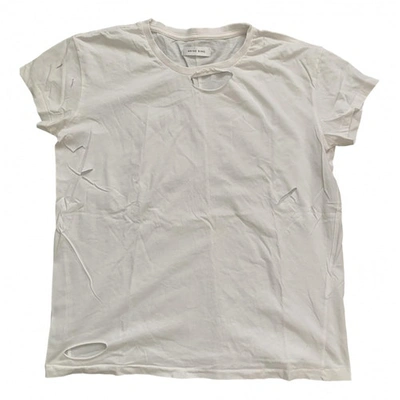 Pre-owned Anine Bing White Cotton Top