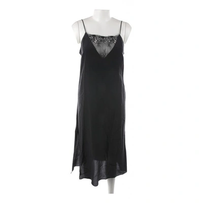 Pre-owned Anine Bing Black Silk Dresses