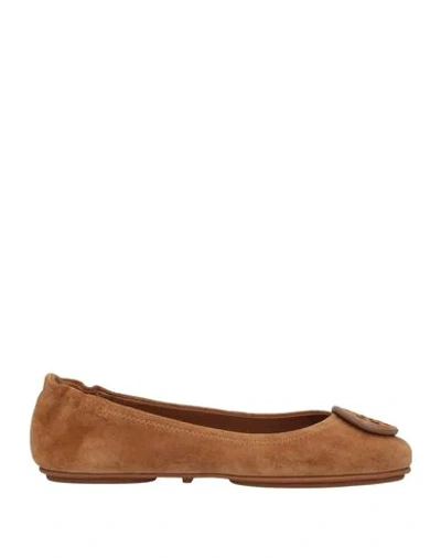 Tory Burch Ballet Flats In Brown