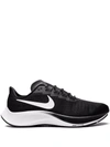 Nike Air Zoom Pegasus 37 Running Shoe In Black,white