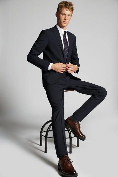 Dsquared2 Men Suit In Dark Blue