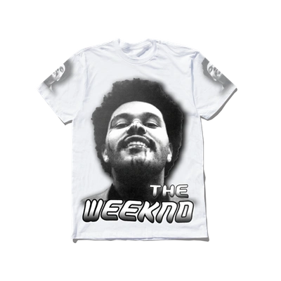 Pre-owned The Weeknd  X P4k X Awge After Hours 001 Tee White