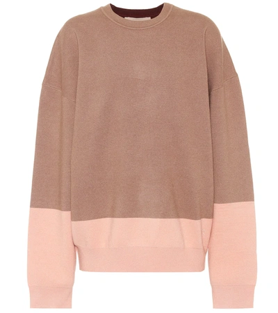Roksanda Karuo Color-block Knitted Sweater In Brown
