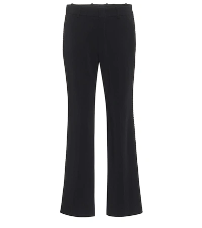 Gucci High-rise Cady Bootcut Pants In Black