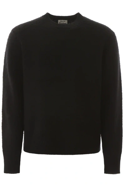 Acne Studios Wool And Cashmere Sweater In Black