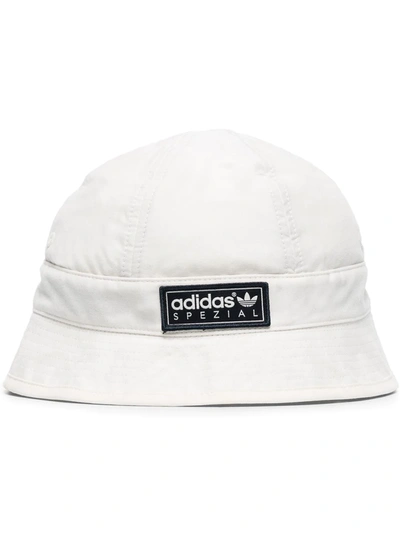 Adidas Originals White Spzl Meanwood Bucket Hat