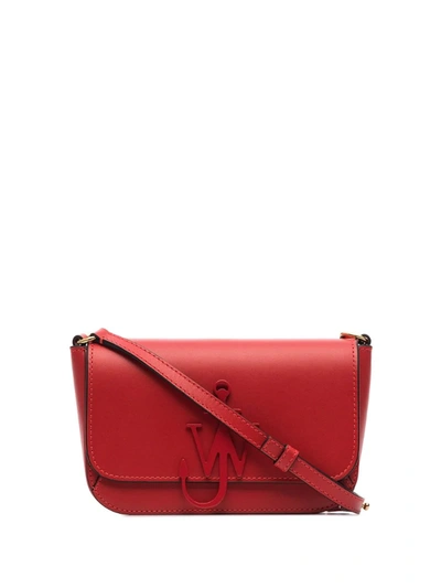 Jw Anderson "nano" 'anchor' Umhängetasche In Red