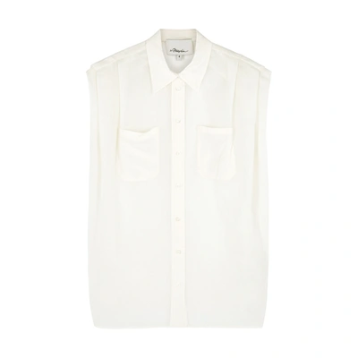 3.1 Phillip Lim / フィリップ リム Ivory Pleated Voile Shirt In White