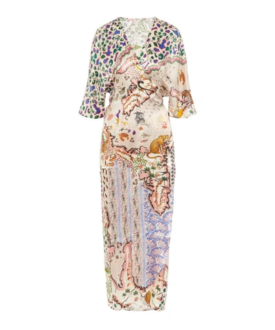 Liberty Sedona Silk Wrap Dress In Multi