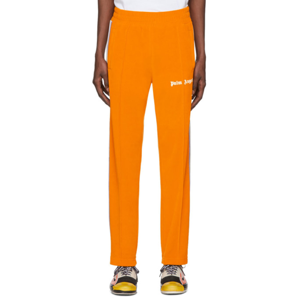 palm angels orange track pants