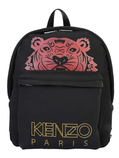 Kenzo Backpack With Logo In Nero