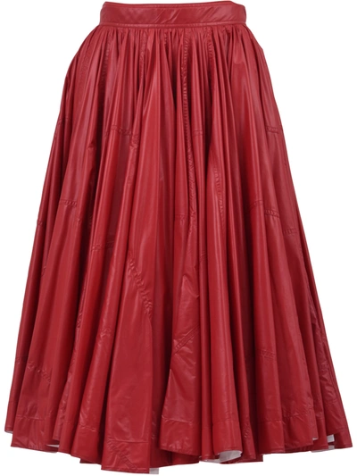 Calvin Klein 205w39nyc A-line Skirt Red