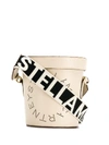 Stella Mccartney Stella Logo Bucket Bag White