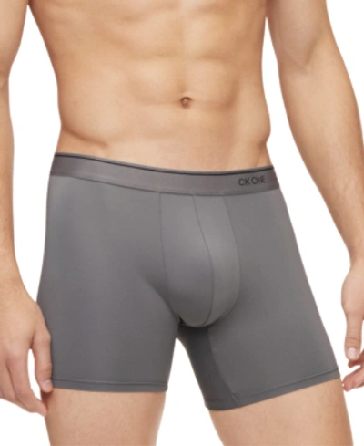 Calvin Klein Men's Micro Logo Boxer Briefs In Grey Sky