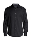 Robert Graham Andretti Classic-fit Paisley Print Sport Shirt In Black