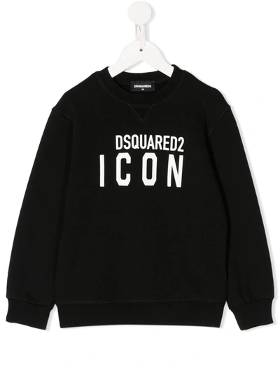 Dsquared2 Kids' Icon Sweatshirt In Black