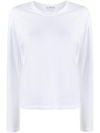 James Perse Boxy Light Cotton Jersey T-shirt In White