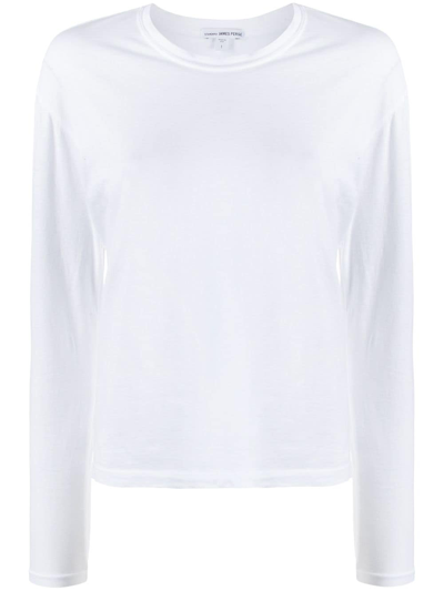 James Perse Boxy Light Cotton Jersey T-shirt In White