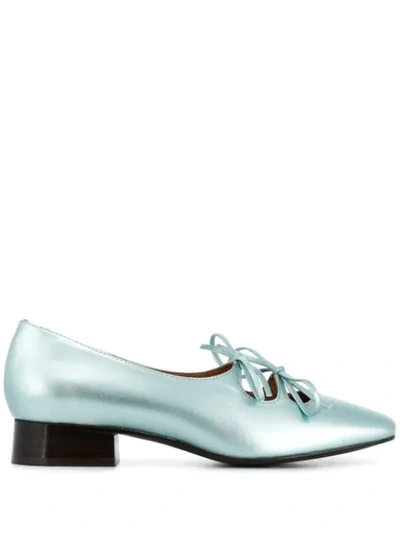 Nicole Saldaña Isabel Loafers In Blue