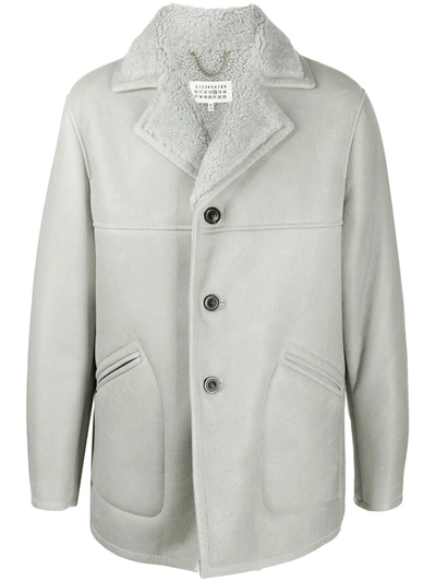 Maison Margiela Oversized Lined Jacket In Grey