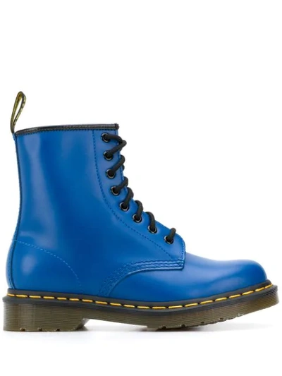 Dr. Martens' 1460 Ankle Boots In Blue