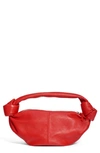 Bottega Veneta Red Leather Handbag