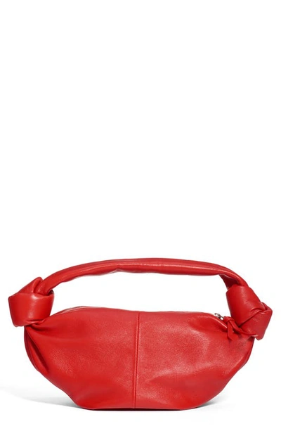 Bottega Veneta Red Leather Handbag