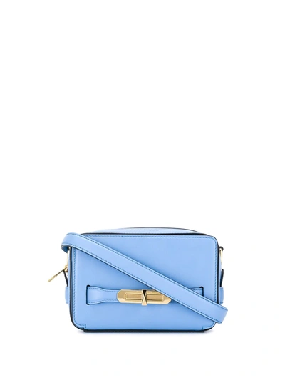 Alexander Mcqueen The Myth Light Blue Leather Shoulder Bag