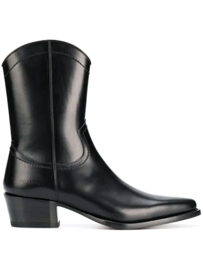 Dsquared2 Arizona Boots In Black