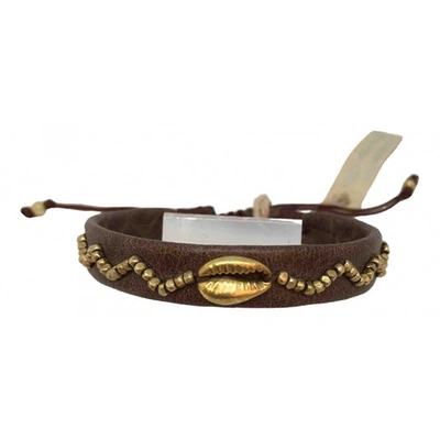 Pre-owned Chan Luu Leather Bracelet In Brown