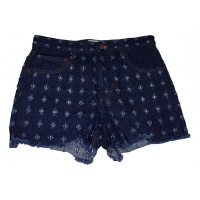 Pre-owned Isabel Marant Étoile Blue Cotton Shorts