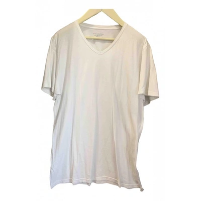 Pre-owned Ermenegildo Zegna White Cotton T-shirt