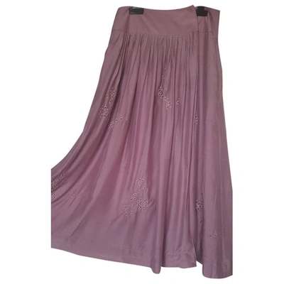 Pre-owned Essentiel Antwerp Maxi Skirt In Purple