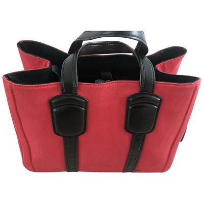 Pre-owned Max Mara Red Cloth Handbag