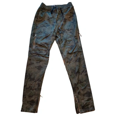 Pre-owned Zanerobe Trousers In Green