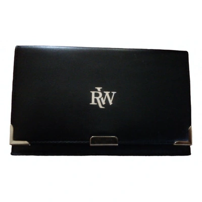 Pre-owned Raymond Weil Leather Small Bag In Black