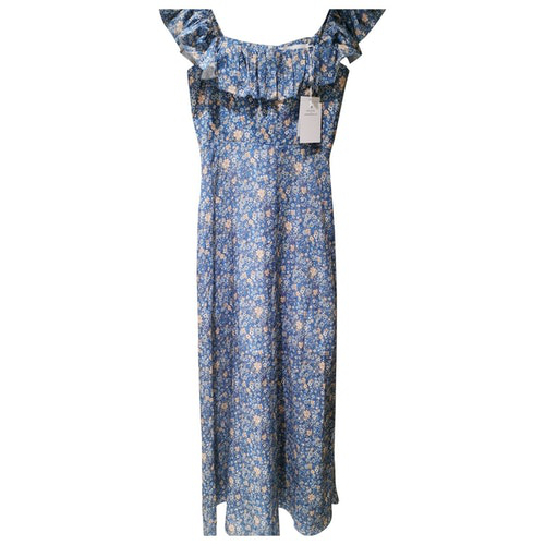 Pre-owned Zimmermann Blue Linen Dress | ModeSens
