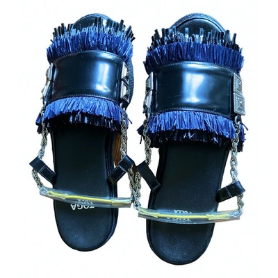 Pre-owned Toga Blue Sandals