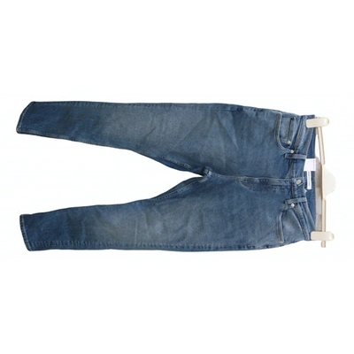Pre-owned Calvin Klein Slim Jeans In Blue