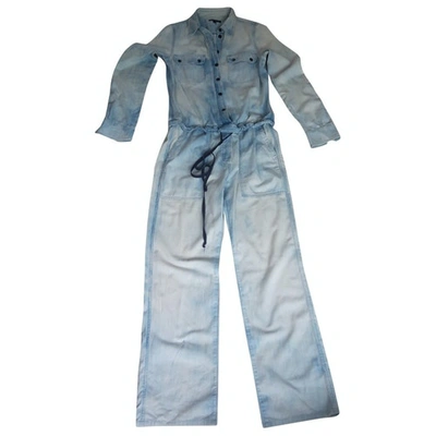 Pre-owned Citizens Of Humanity Blue Cotton Jumpsuit
