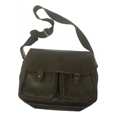 Pre-owned Trussardi Brown Leather Handbag