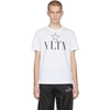 Valentino Vltnstar-print Cotton-jersey T-shirt In White
