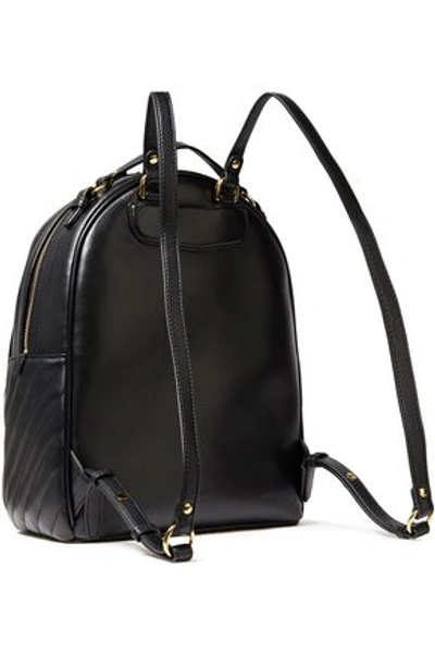 Tory Burch Kira Quilted Leather Backpack In Black