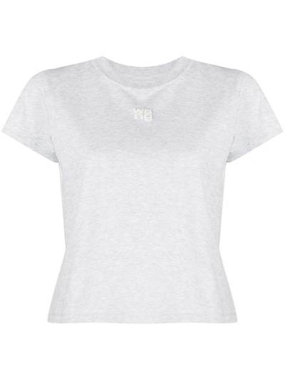 Alexander Wang Logo-print Cotton T-shirt In White