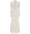 Philosophy Di Lorenzo Serafini Ruffled Floral-print Cotton Maxi Dress In White