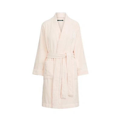 Ralph Lauren Cotton Terry Cloth Robe In Light Pink